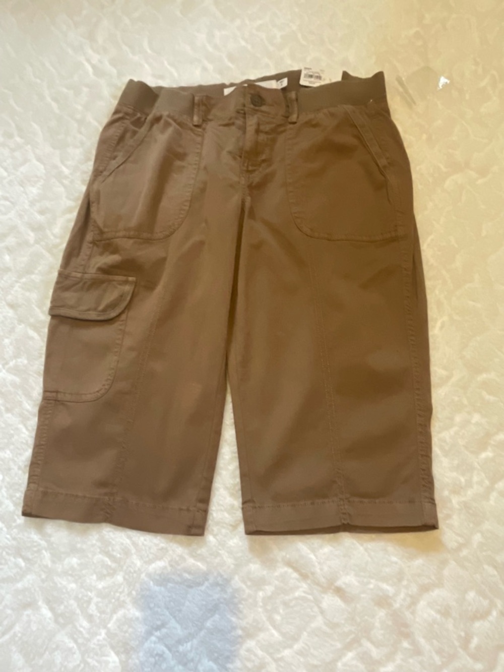 Sonoma Tan Casual Shorts with Elastic Waistband